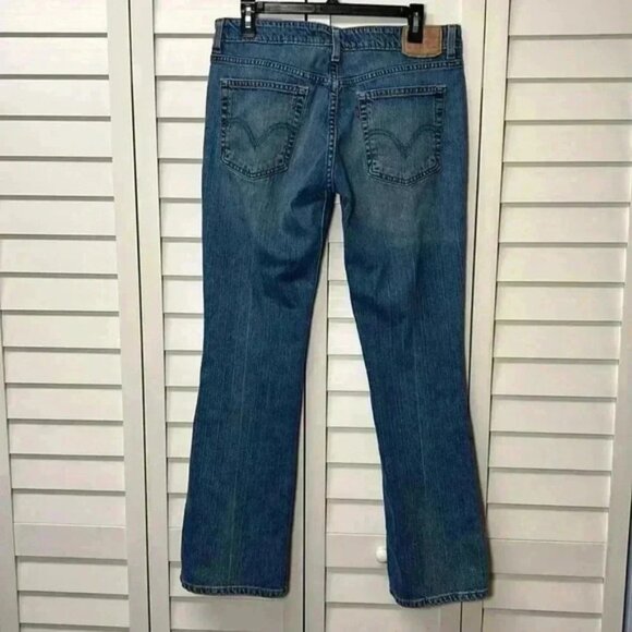 Levi’s Super Low Rise Bootcut Jeans Size 11 Medium Wash - Picture 5 of 10